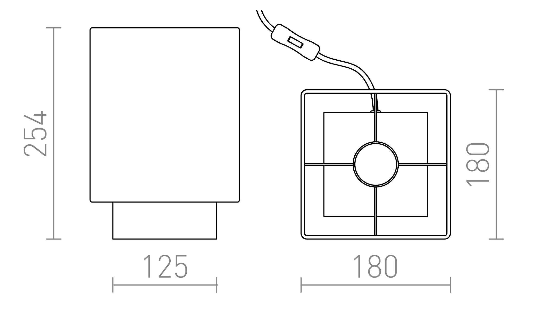 MONACO namizna svetilka lampa - Product sketch