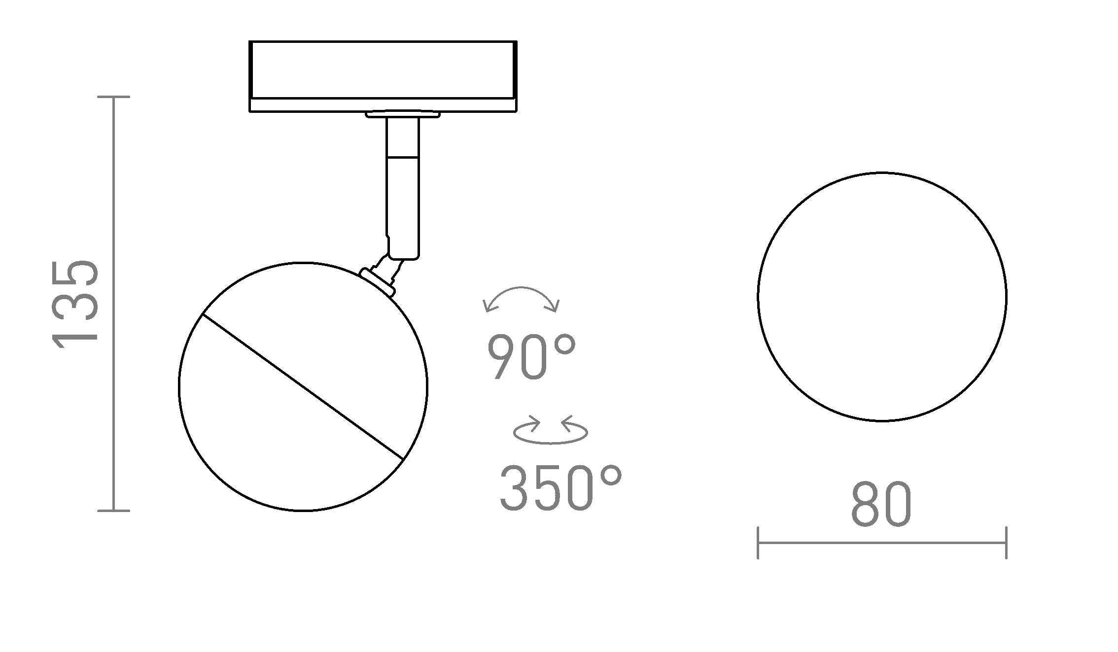 LYRA za 1F tirni sistem - Product sketch