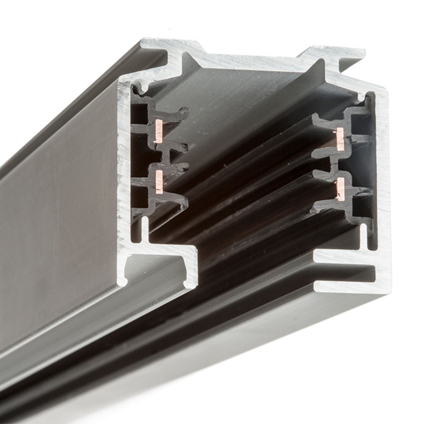 RENDL 3-circuit track system EUTRAC 2m 3-circuit track silver grey 230V R11302 3