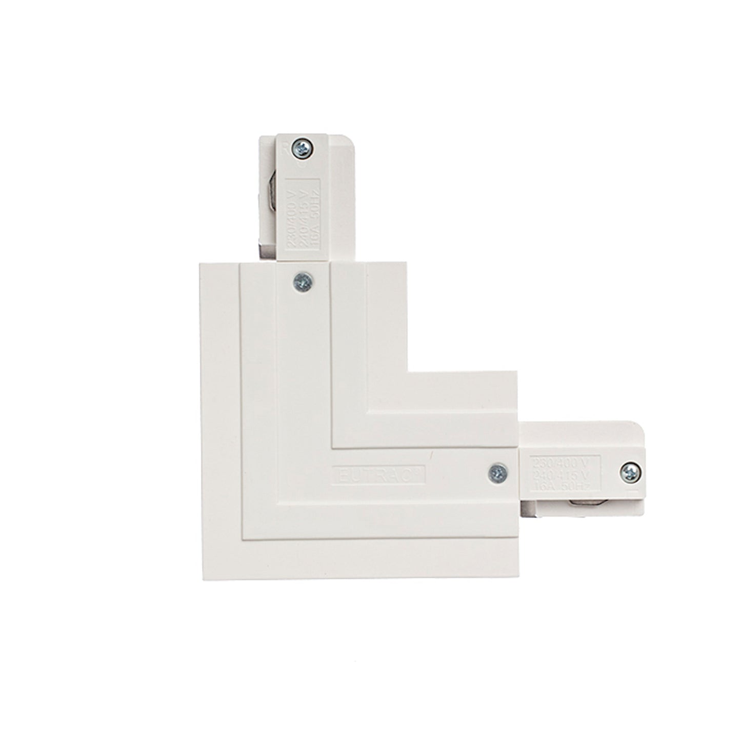 RENDL 3-circuit track system EUTRAC L connector for recessed 3-circuit tracks (inner polarity white 230V R11345 3
