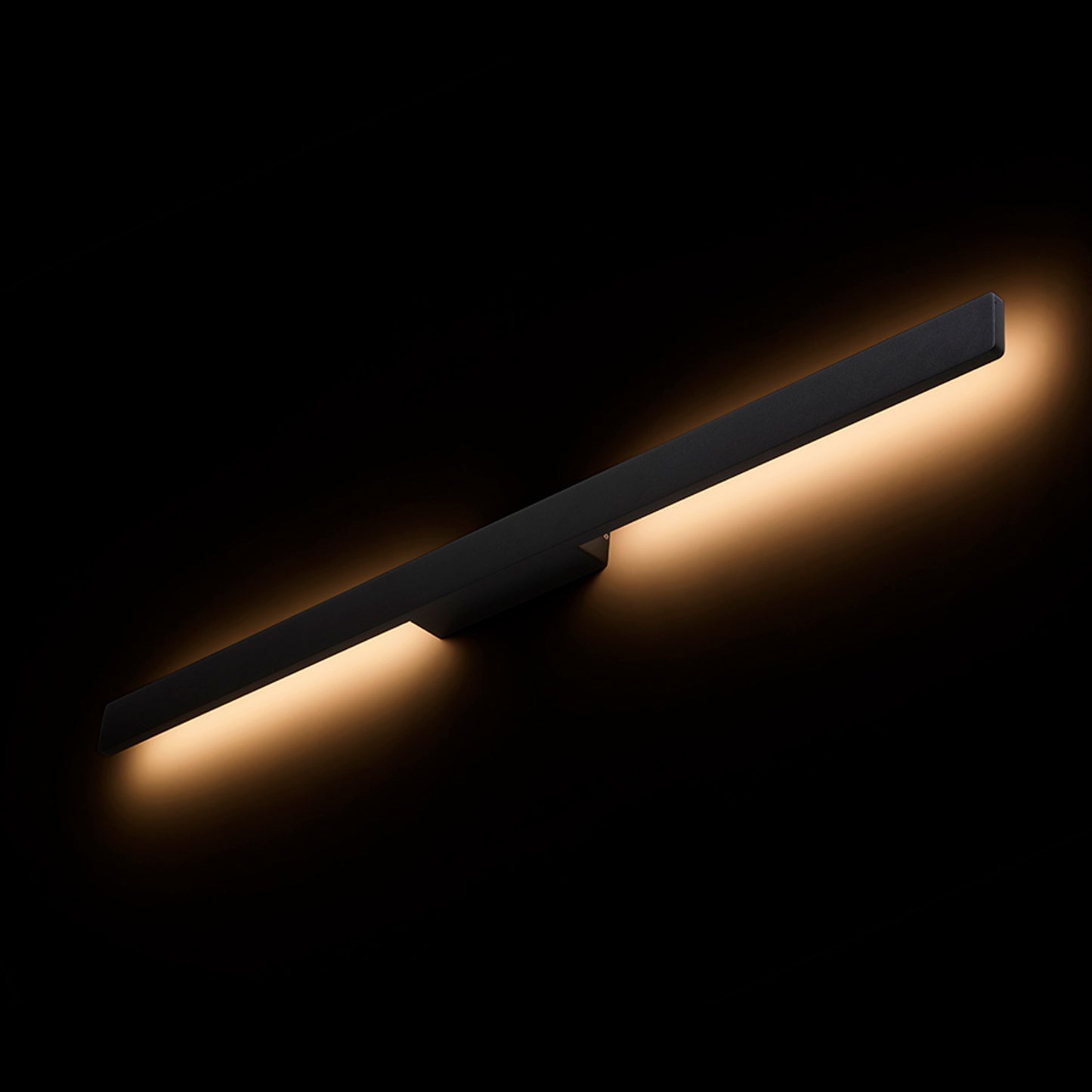 RENDL outdoor lamp BONAREA 104 wall black satinated acrylic 230V LED 18W 120° IP54 3000K R14192 3