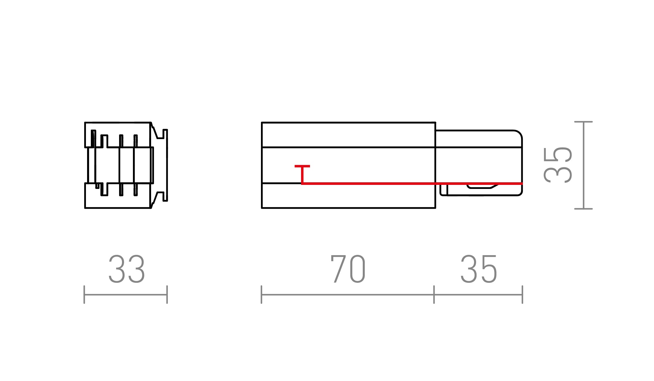 EUTRAC NAPÁJANIE ĽAVÉ - Product sketch