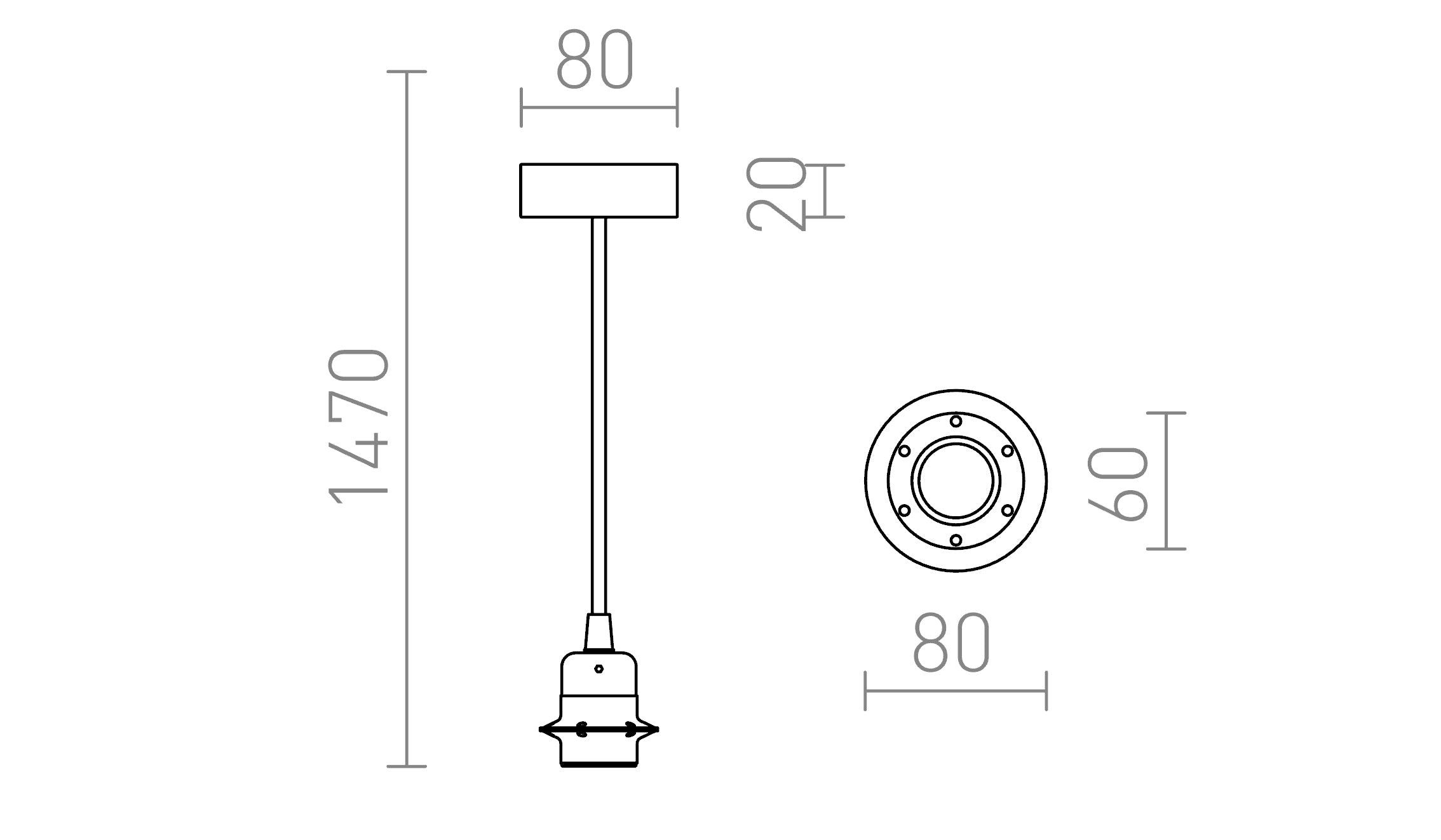 HEX CHRÓM - Product sketch
