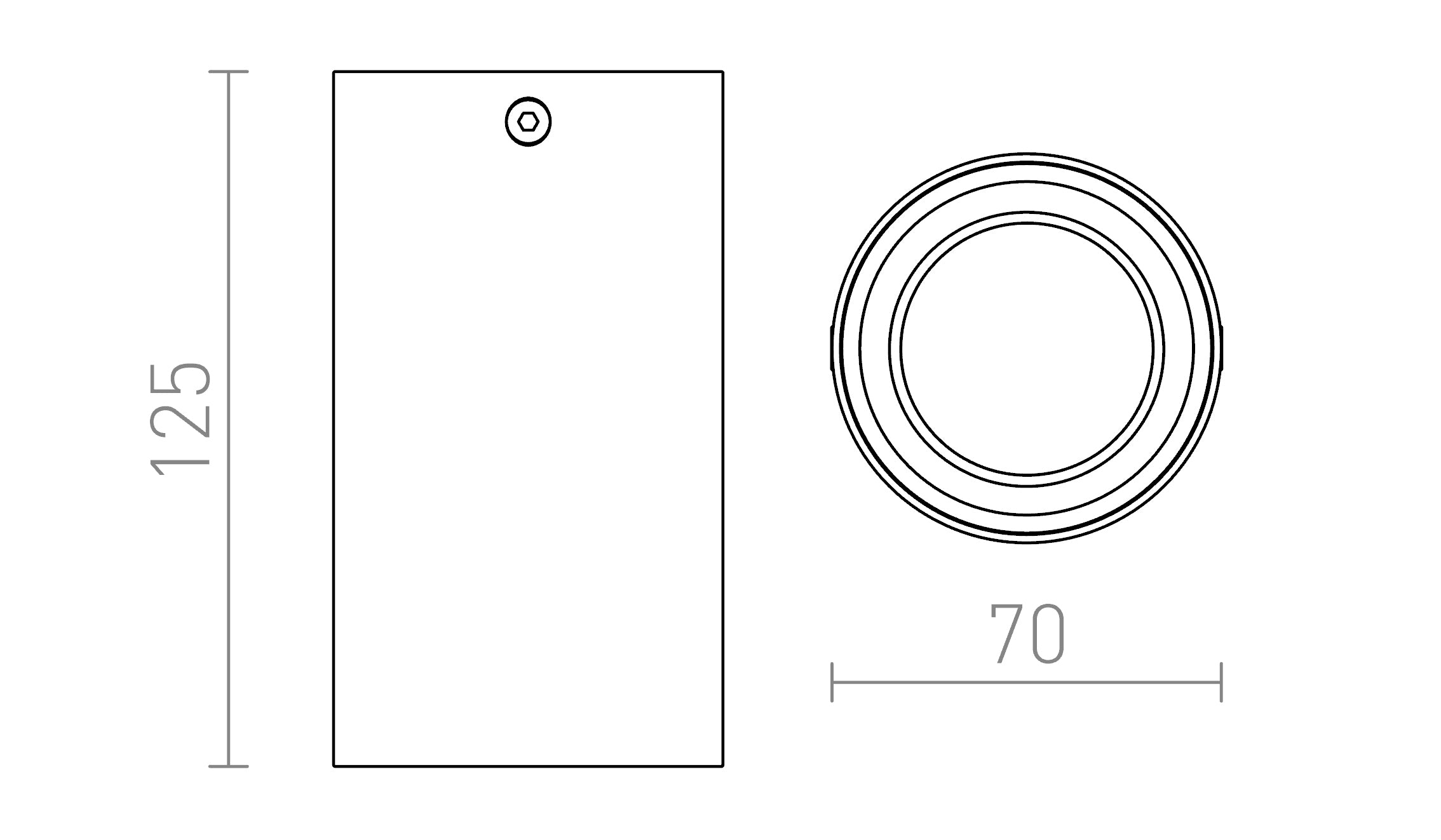 TUBA STROPNÁ - Product sketch