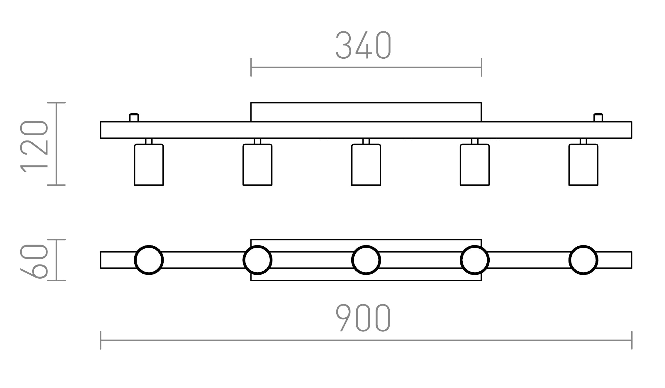 RALLONG V STROPNÁ - Product sketch