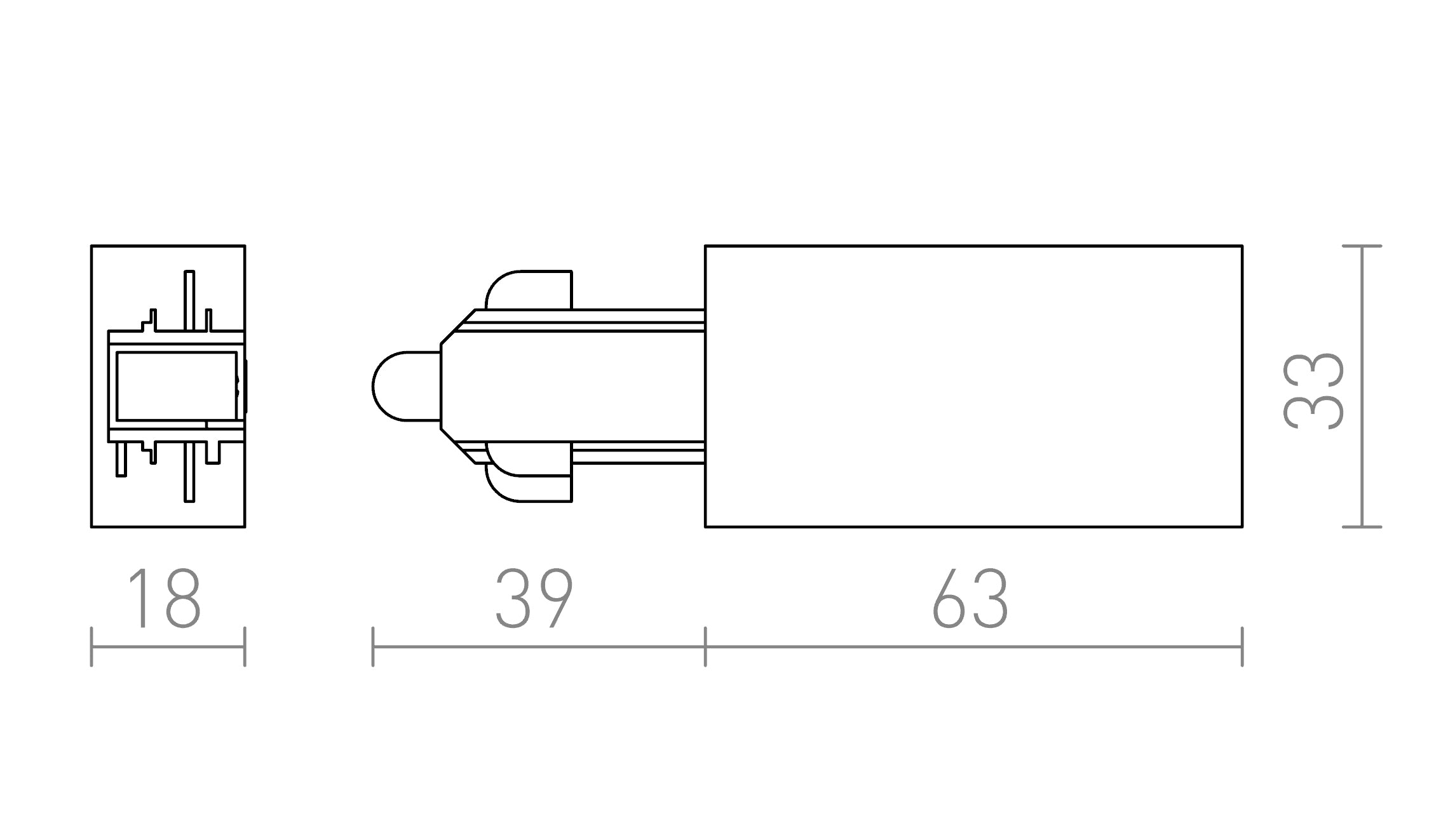 NAPÁJANIE NA 1-OKRUH. LIŠTU PRAVÉ - Product sketch
