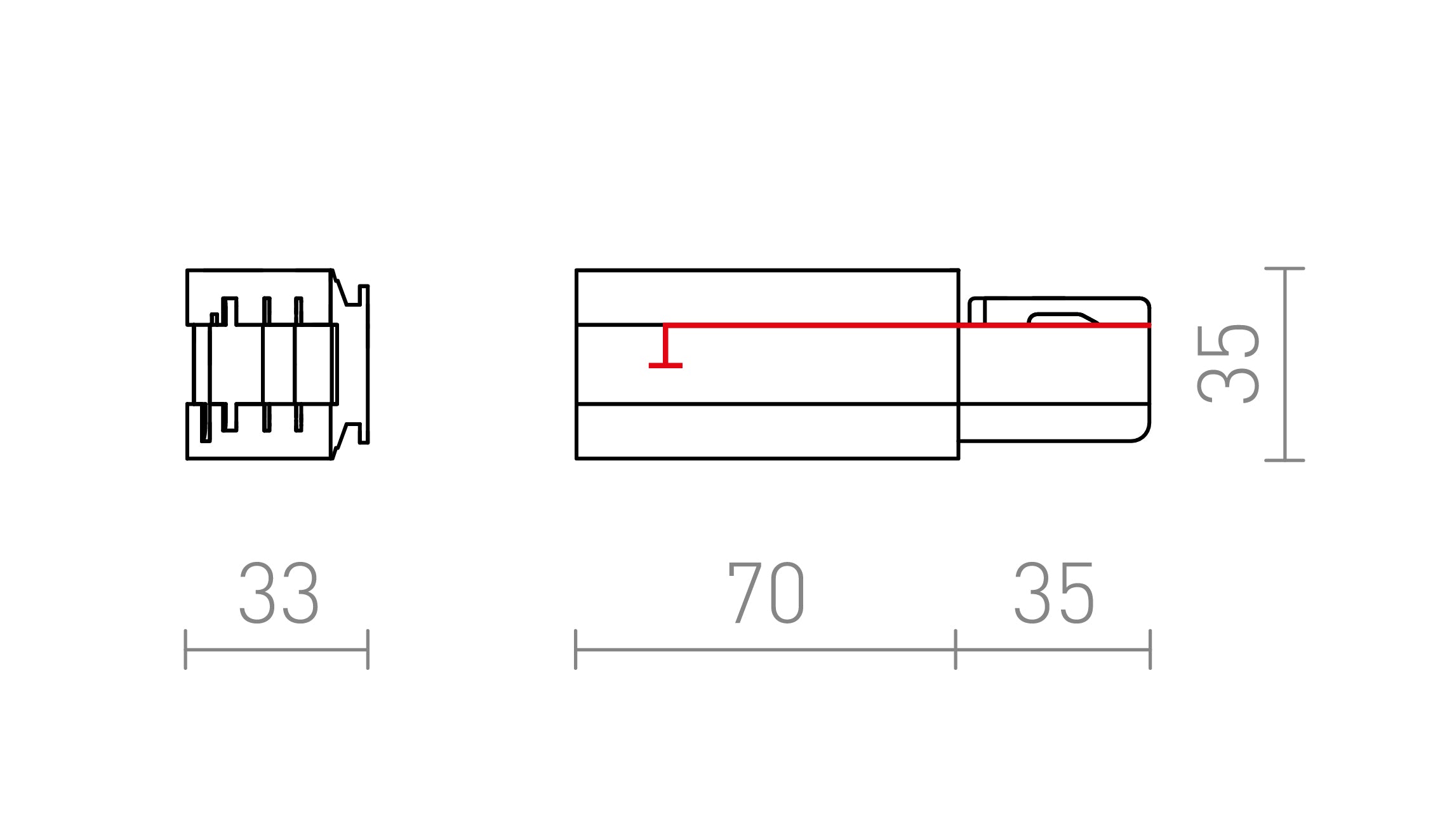 EUTRAC NAPÁJANIE PRAVÉ - Product sketch