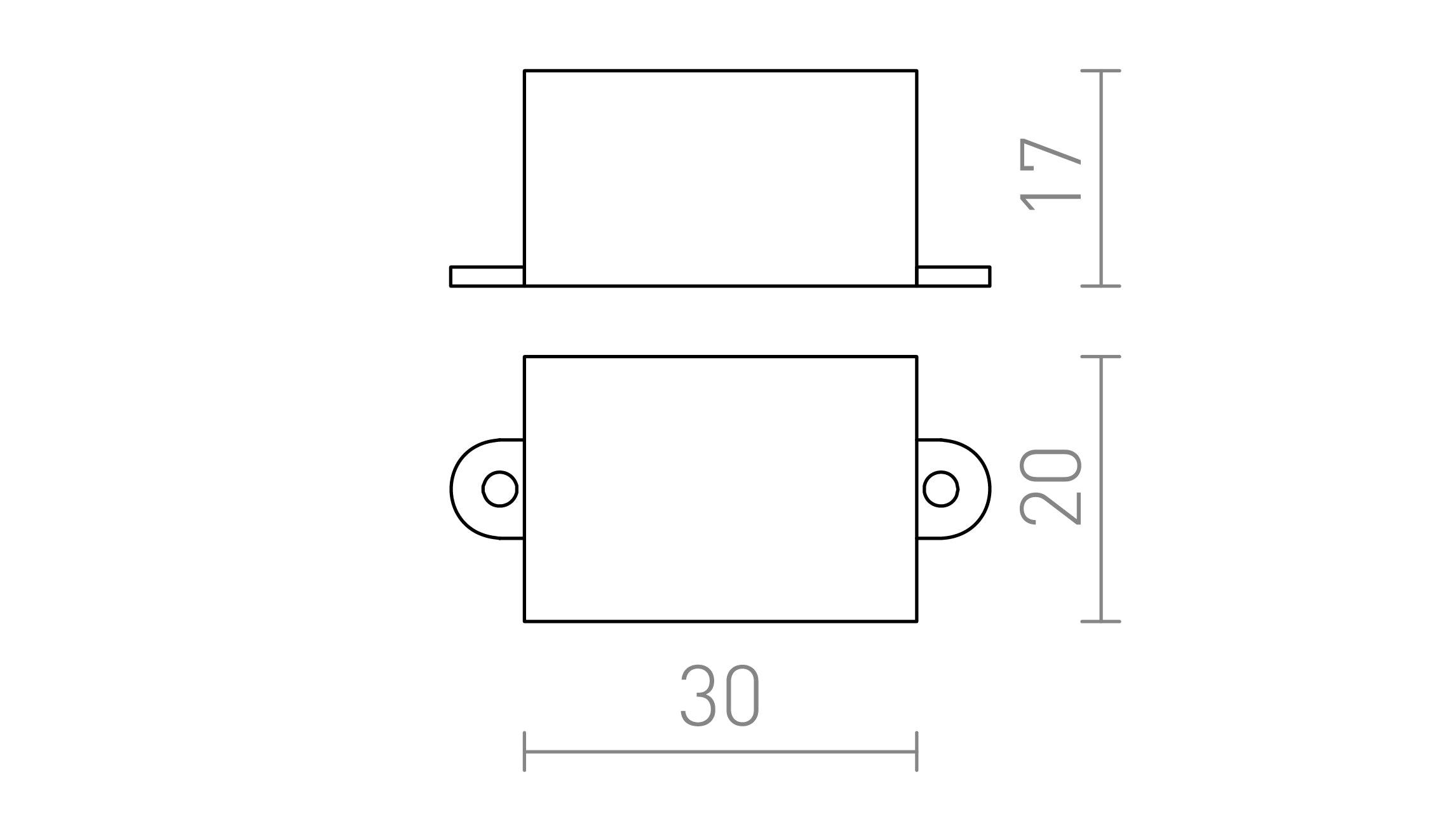 DRIVER 700 mA - Product sketch