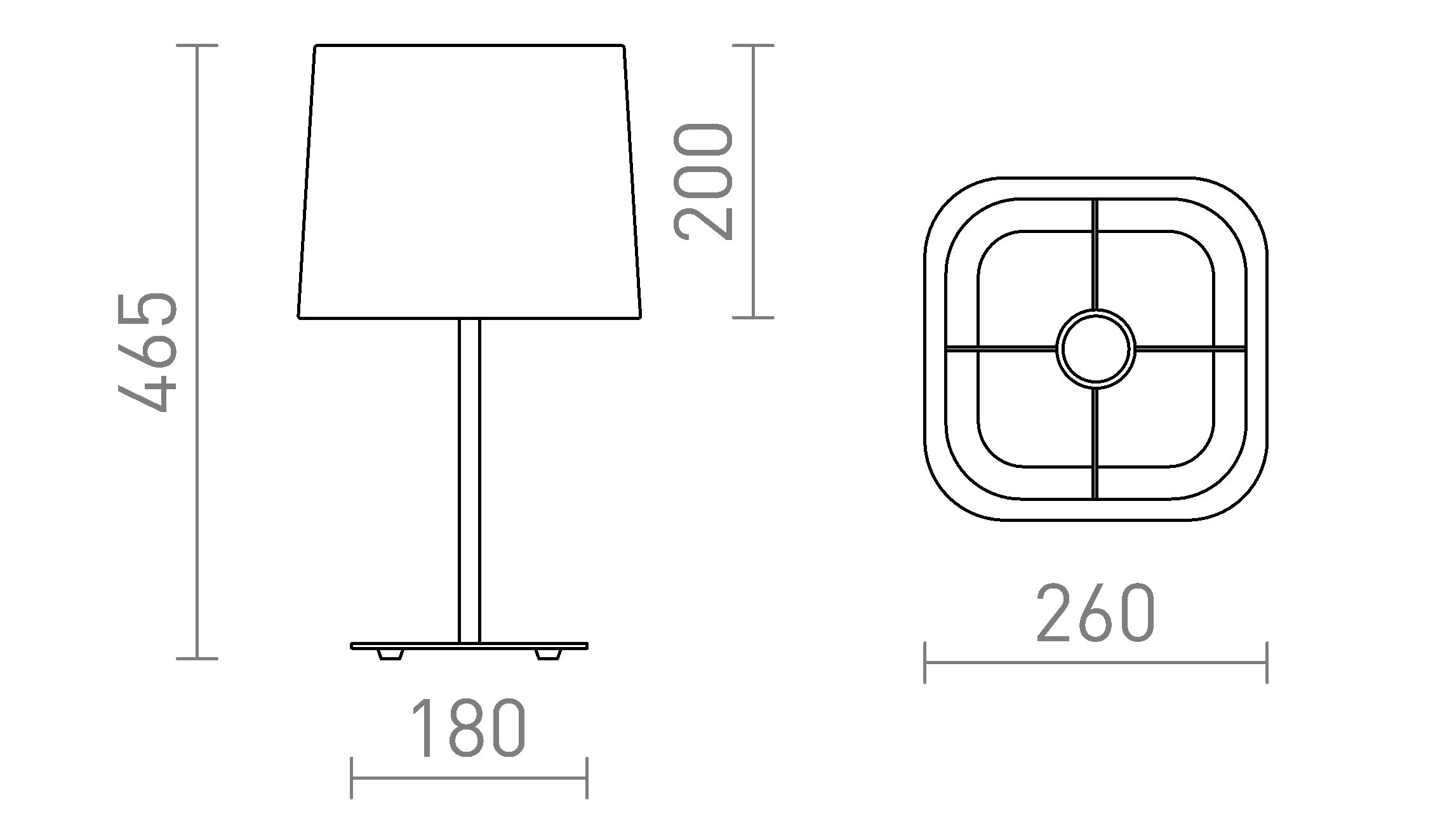 PERTH STOLNÁ - Product sketch