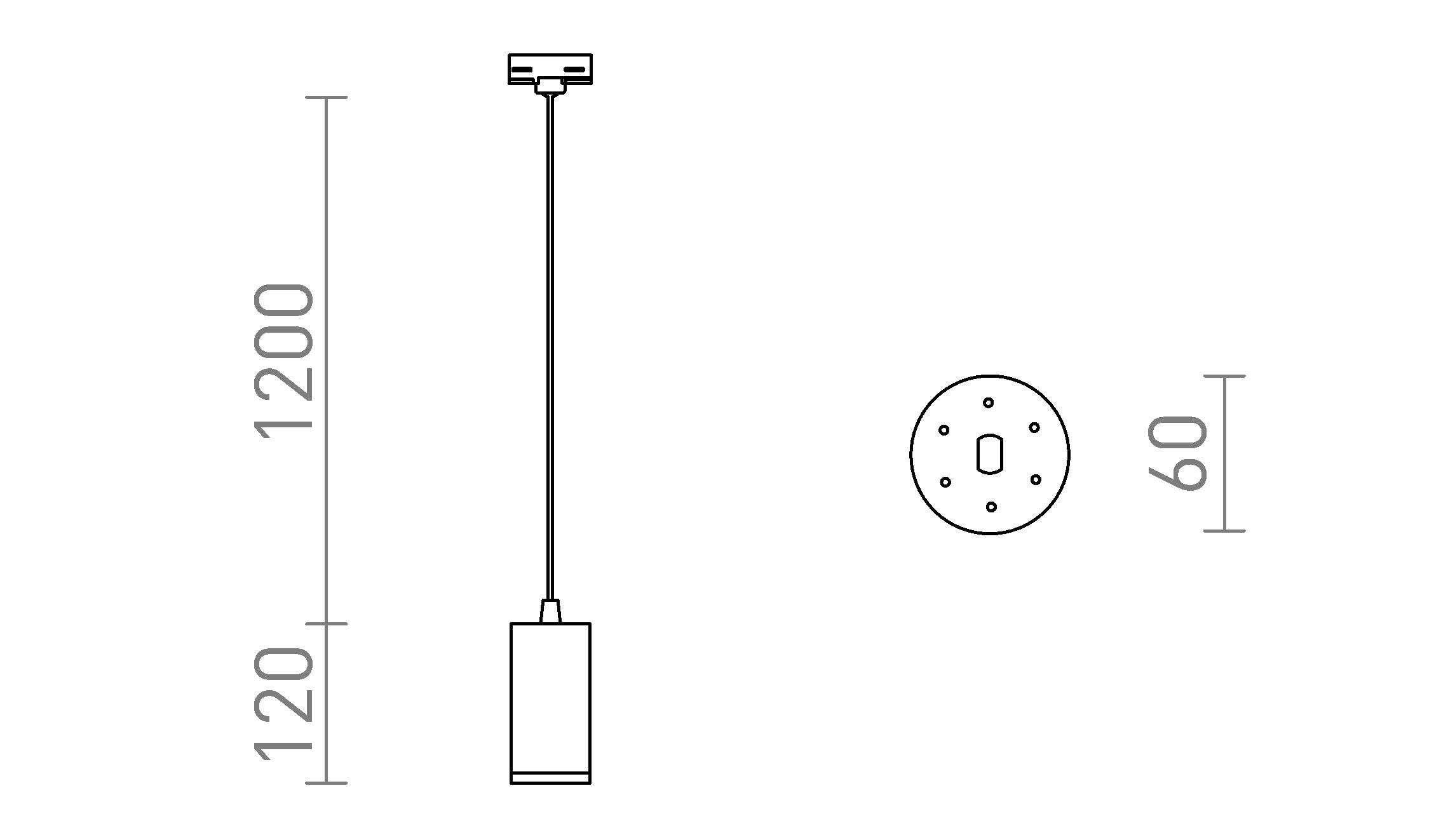 BELENOS NA TROJOKR. LIŠTU ZÁVESNÁ - Product sketch