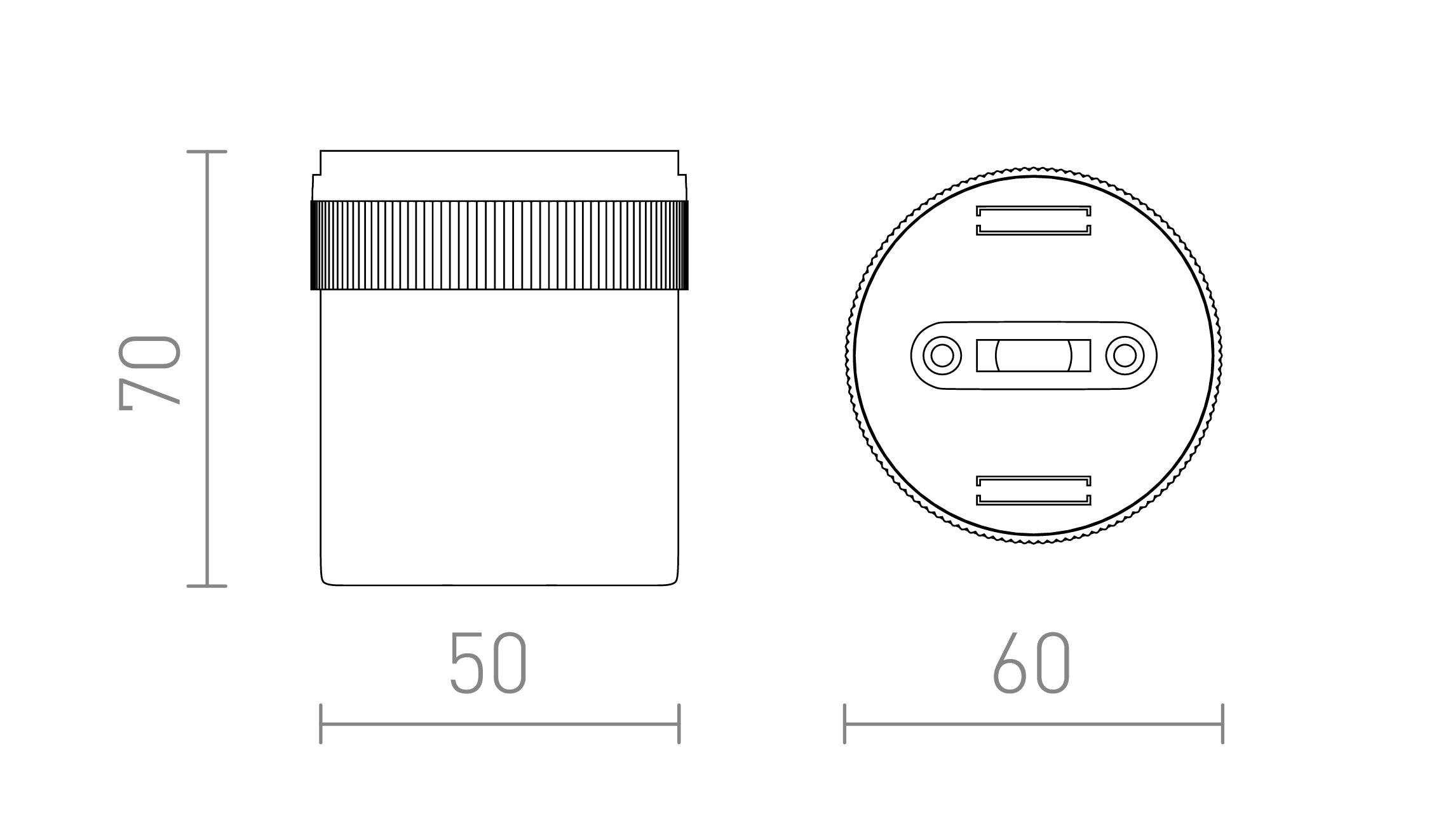 WAVE PRISADENÝ DRŽIAK - Product sketch