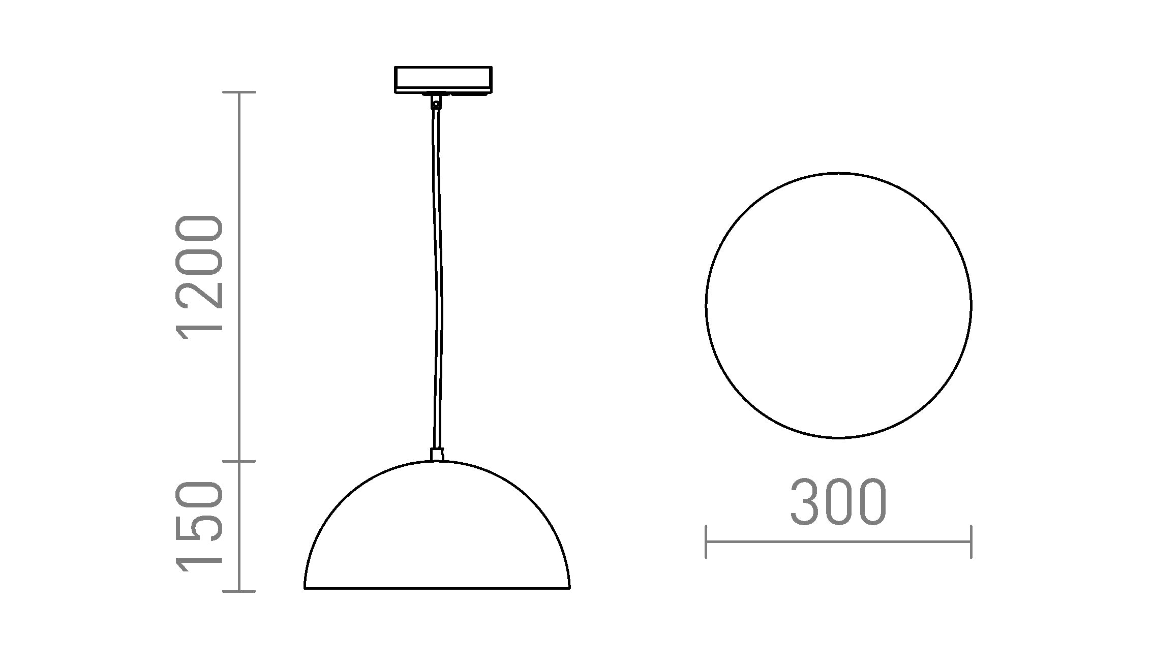 GLADYS 30 NA 1-OKRUH. LIŠTU - Product sketch