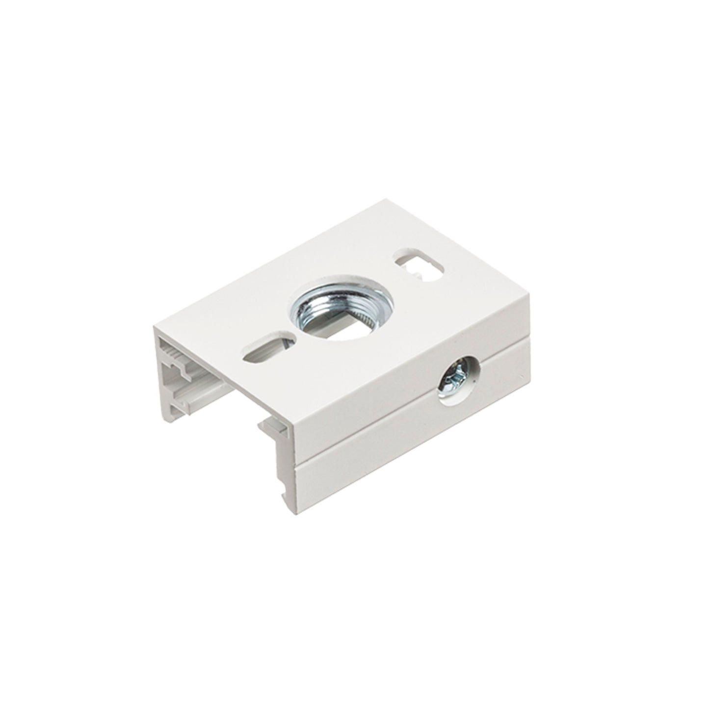 RENDL 3-circuit track system EUTRAC track clamp for 3-circuit tracks white  R11349 1