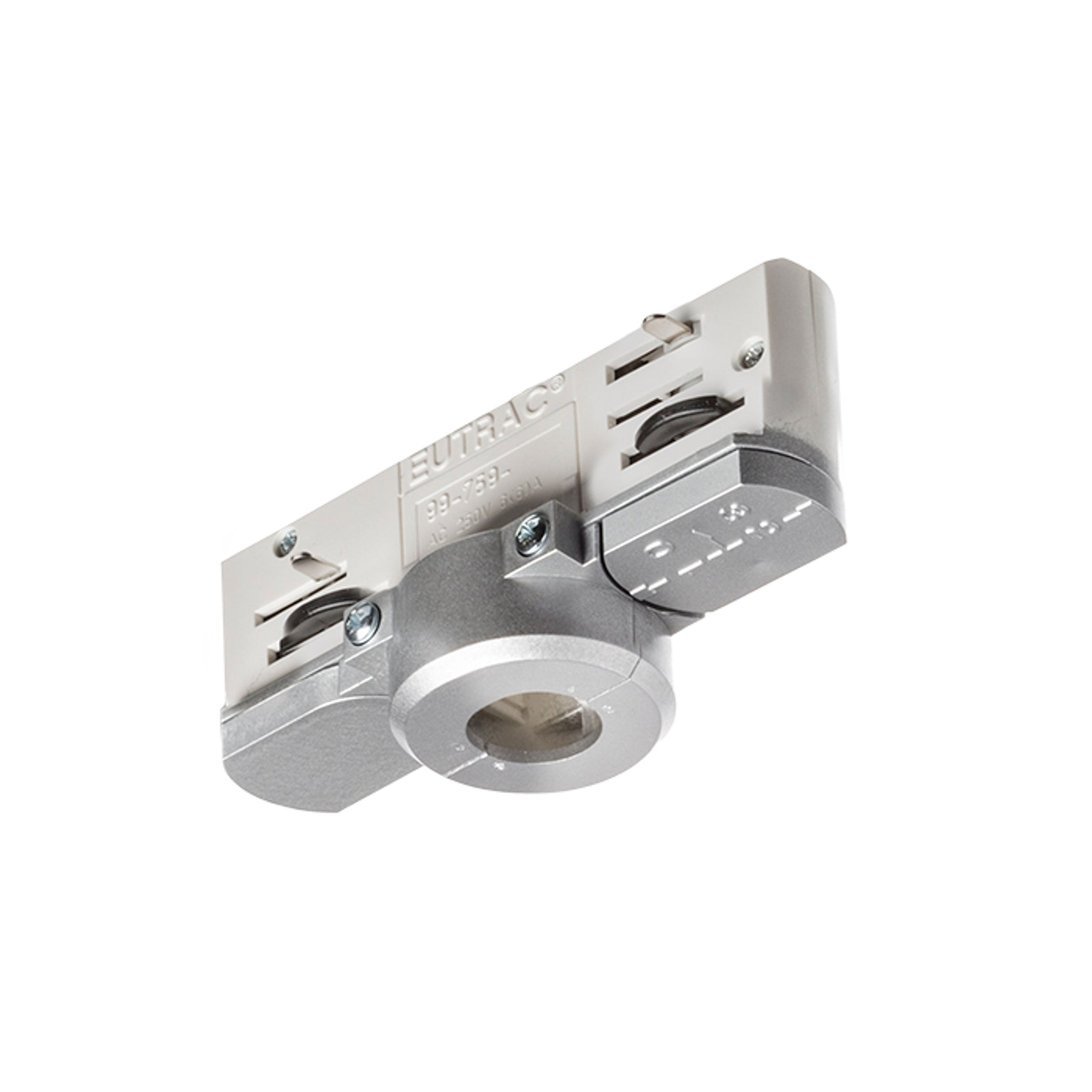 RENDL 3-circuit track system EUTRAC pendant adapter for 3-circuit tracks silver grey 230V  R11362 1