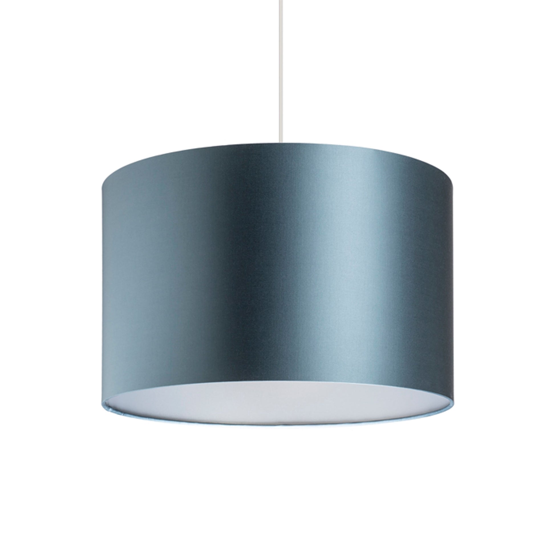 RENDL shades, shade bases, pendent sets RON 40/25 shade  Monaco petrol blue/silver PVC  max. 23W R11576 1