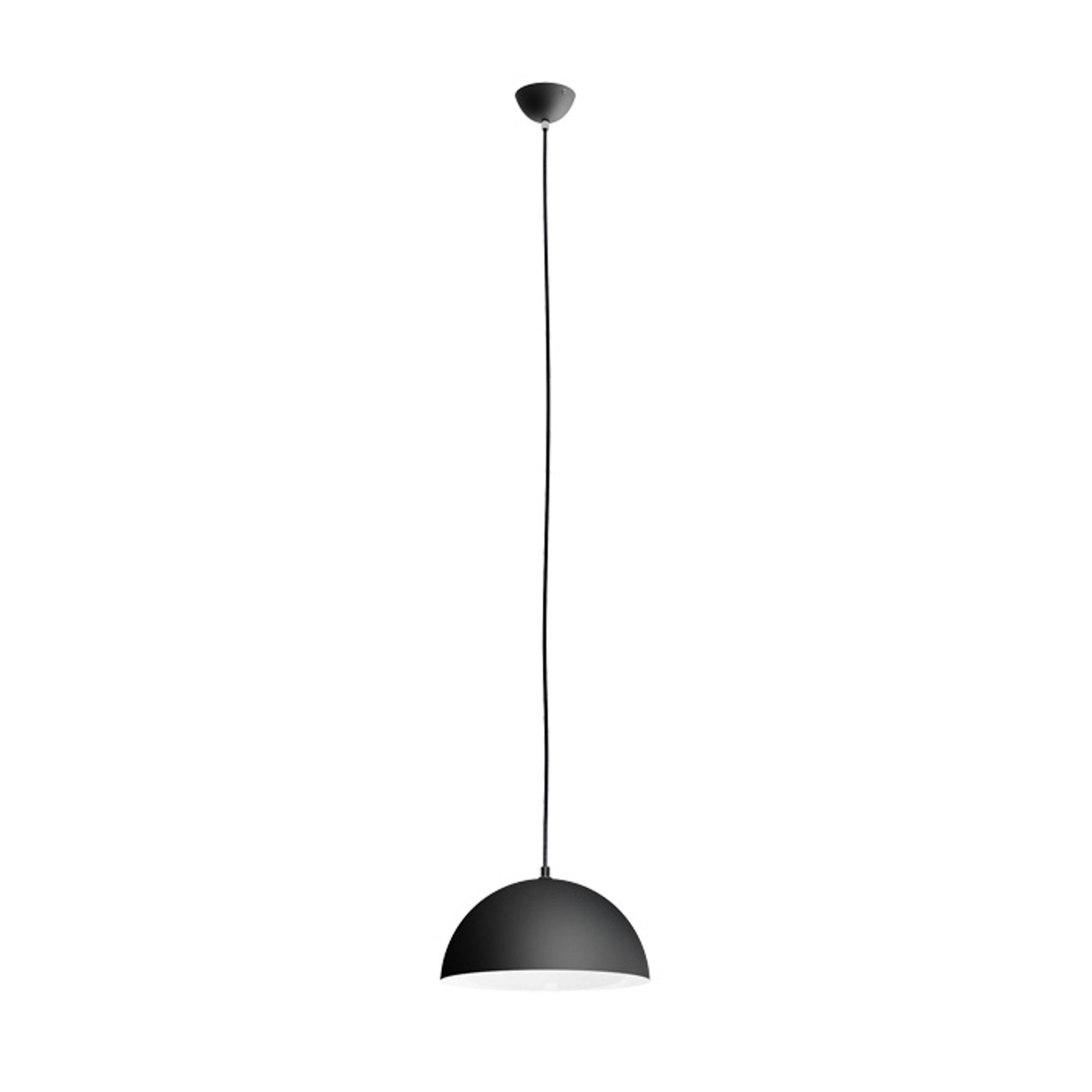 RENDL pendant lamp MONROE 30 pendant matte black/white  230V LED E27 11W R11700 1