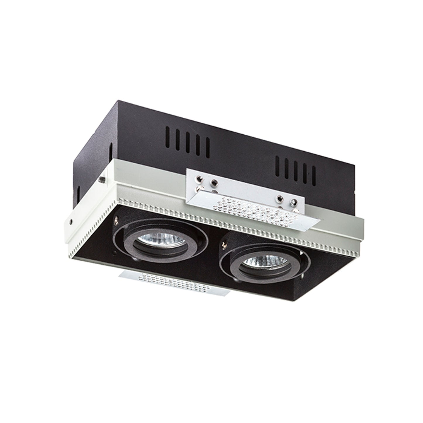 RENDL recessed light ELECTRA II  black  230V GU10 2x50W R12053 4