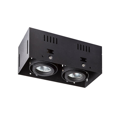 RENDL recessed light ELECTRA II  black  230V GU10 2x50W R12053 5