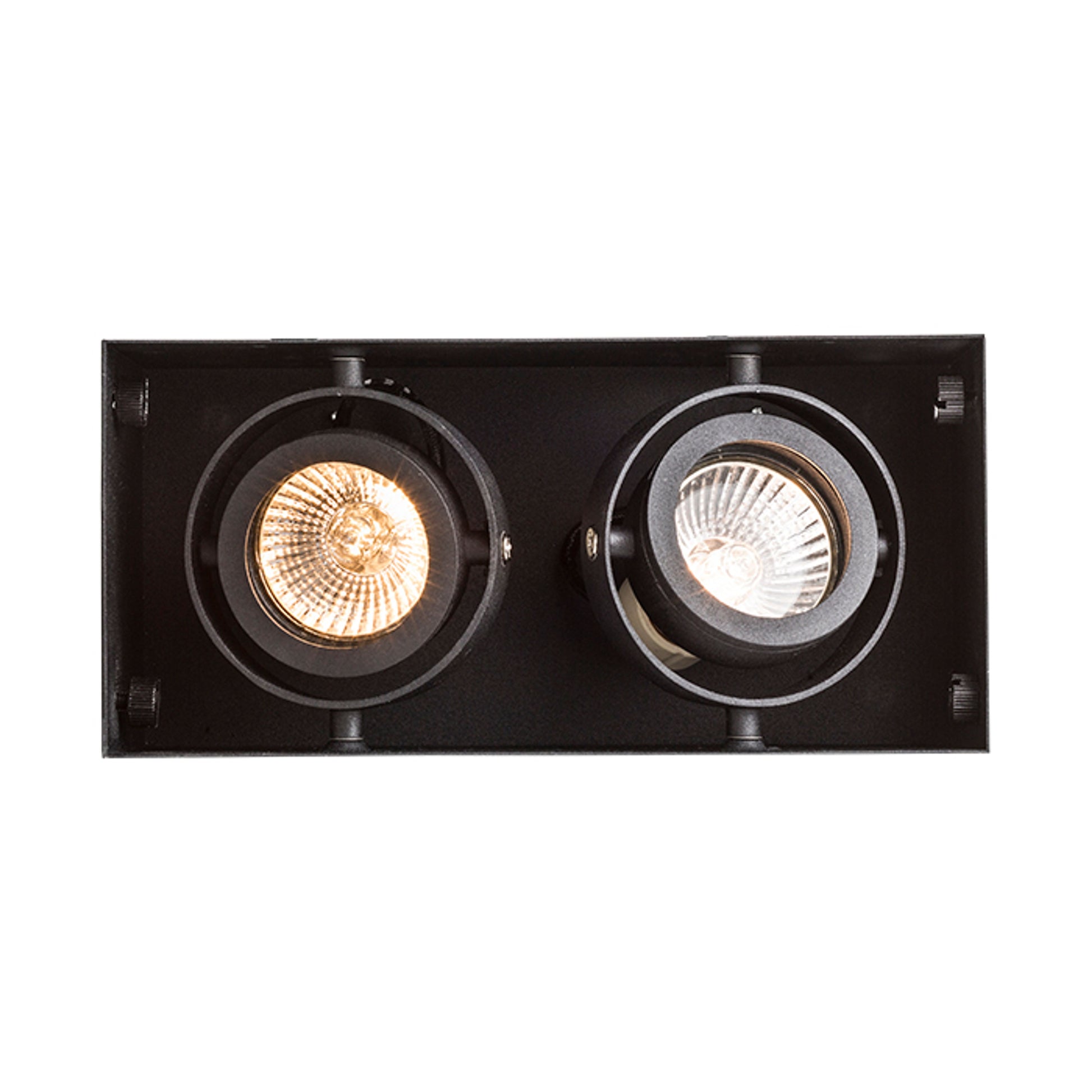 RENDL recessed light ELECTRA II  black  230V GU10 2x50W R12053 9