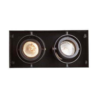 RENDL recessed light ELECTRA II  black  230V GU10 2x50W R12053 9
