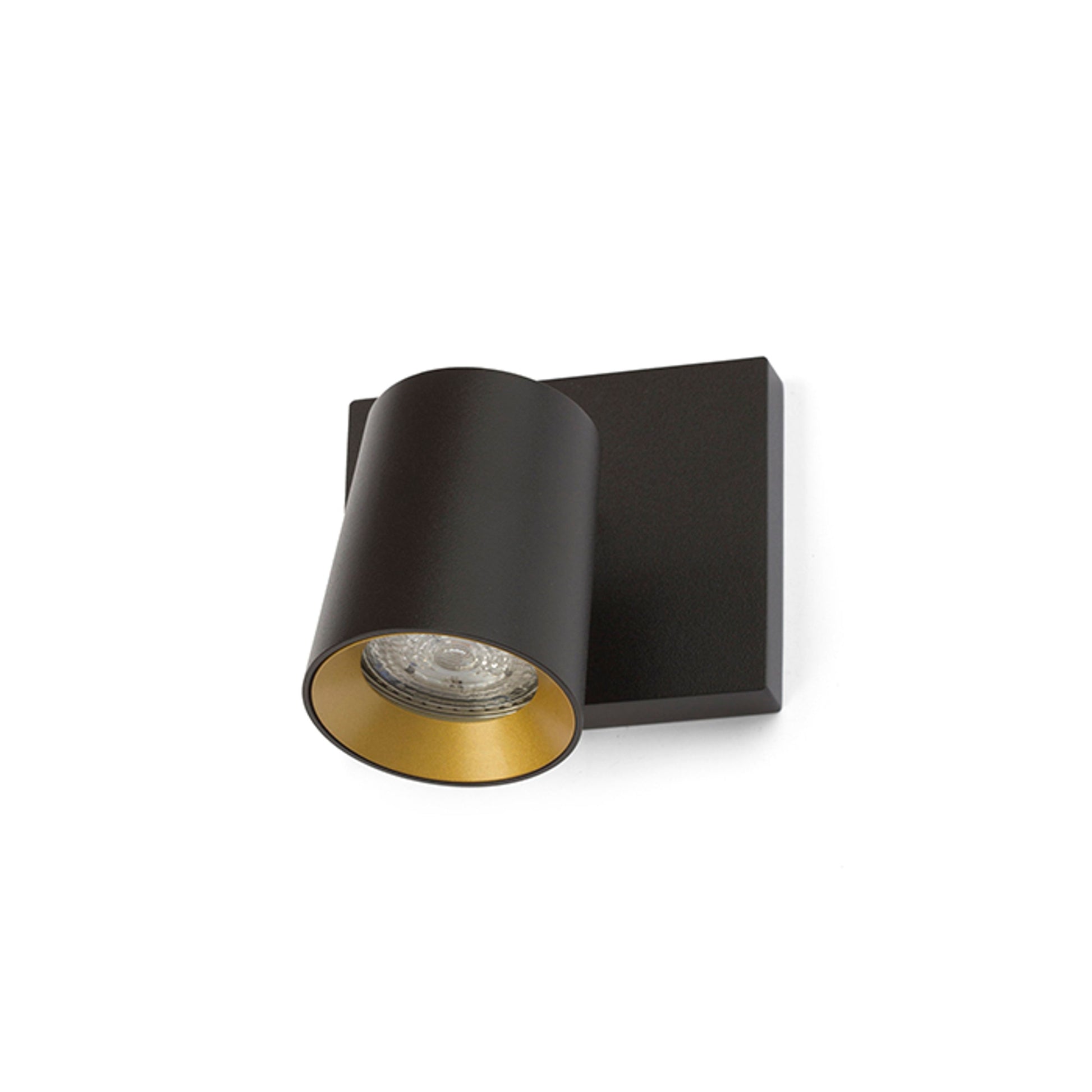 RENDL spotlight KENNY I surface mounted black/gold  230V LED GU10 8W R12914 1
