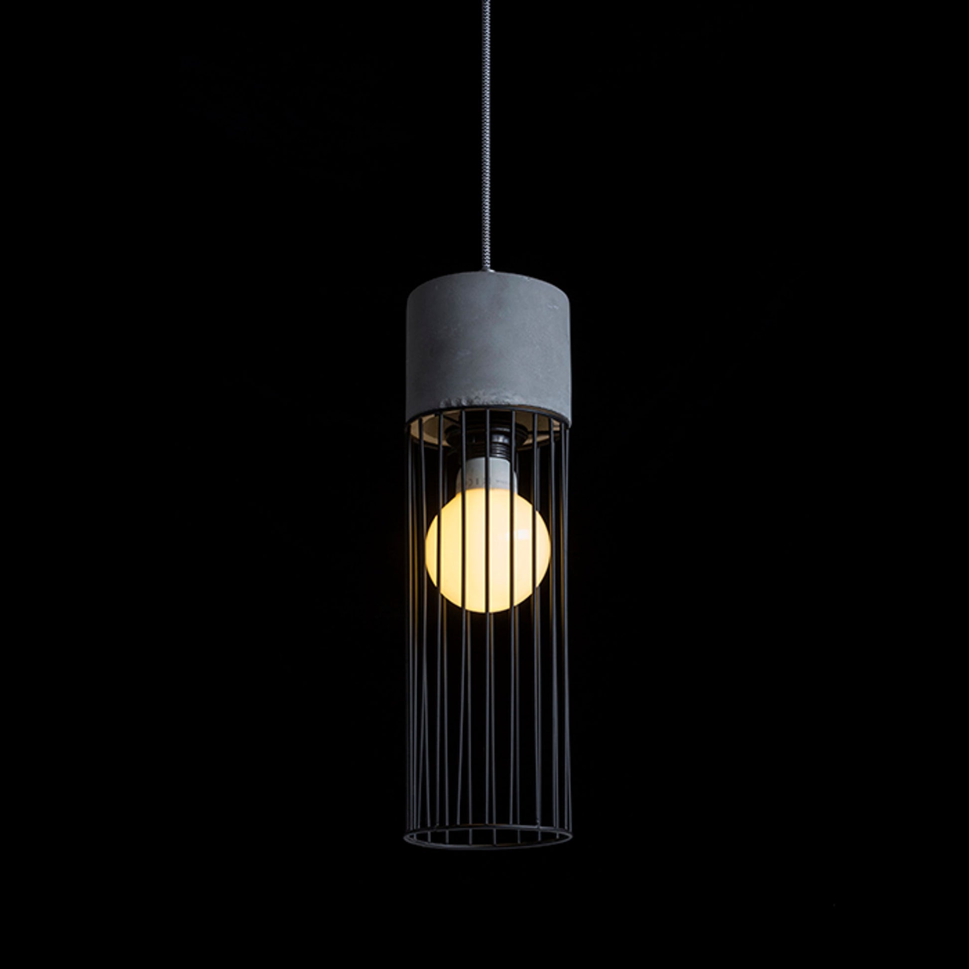 RENDL pendant lamp BURTON pendant  concrete 230V LED E27 11W R12931 5
