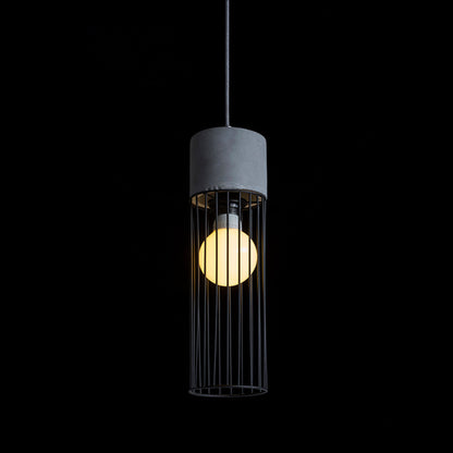 RENDL pendant lamp BURTON pendant  concrete 230V LED E27 11W R12931 5