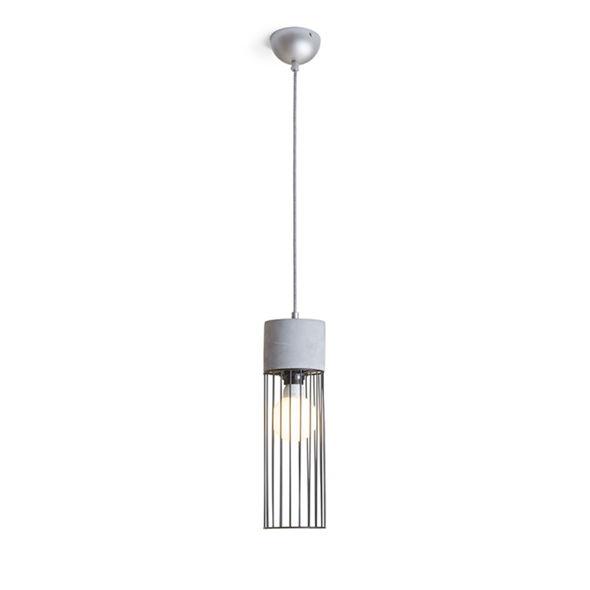 RENDL pendant lamp BURTON pendant  concrete 230V LED E27 11W R12931 7