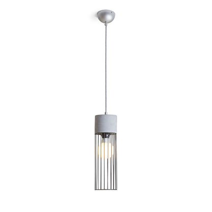 RENDL pendant lamp BURTON pendant  concrete 230V LED E27 11W R12931 7