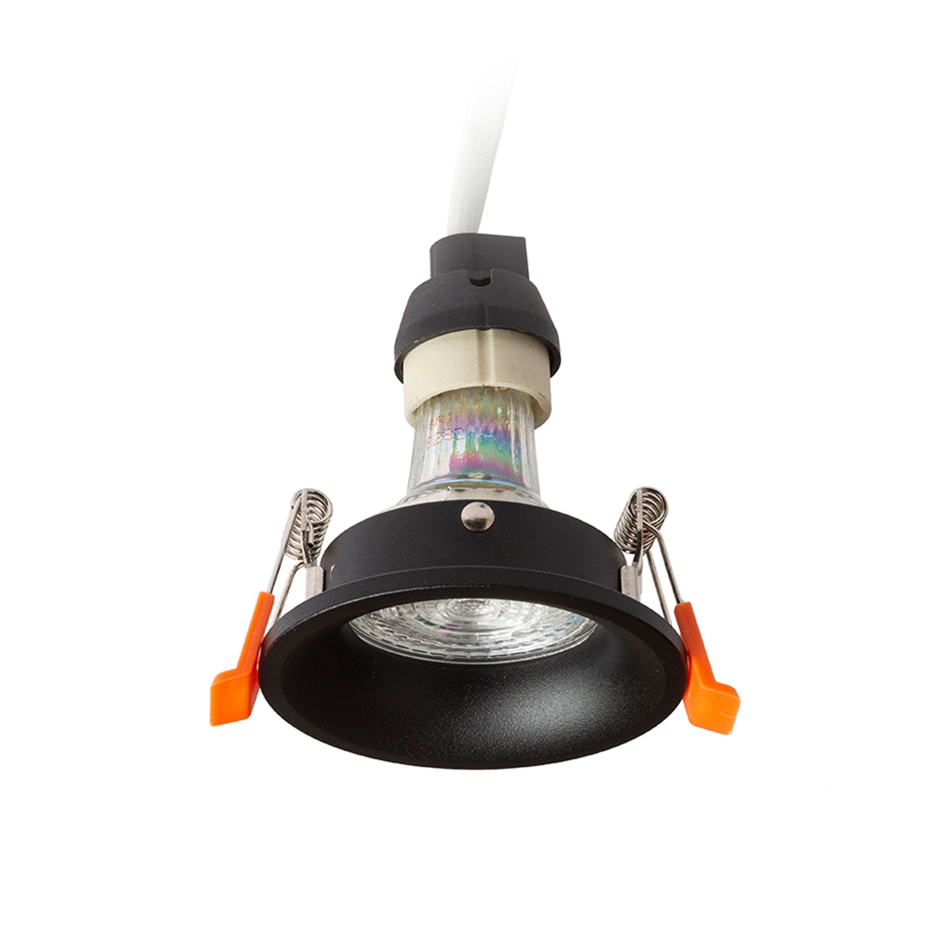 RENDL Outlet ZURI R recessed black 230V GU10 35W R13389 3