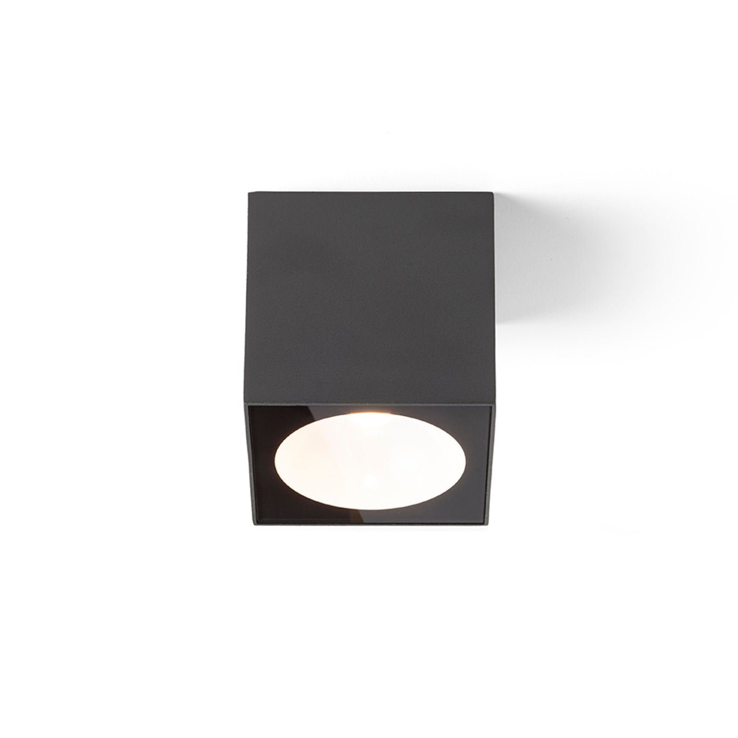 RENDL outdoor lamp SENZA SQ ceiling anthracite grey clear glass 230V LED 6W IP65  3000K R13625 3
