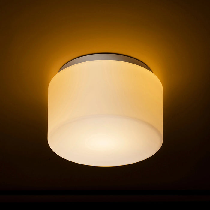 RENDL surface mounted lamp ARANA R 27 ceiling  opal-colored glass/chrome 230V LED E27 15W IP44 R13683 2
