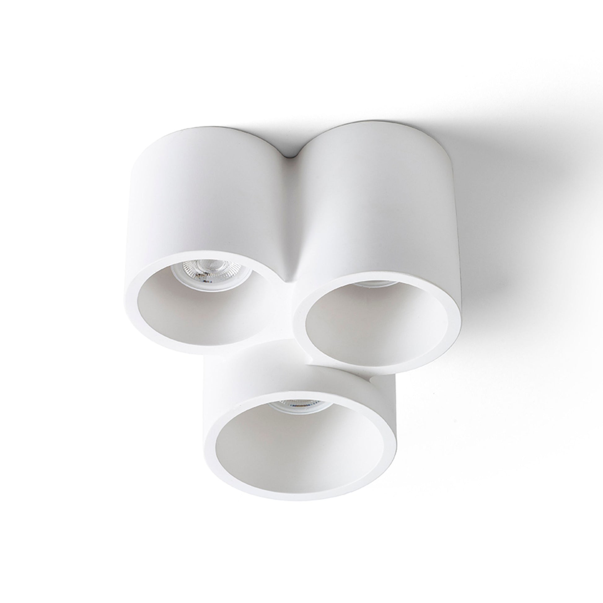 RENDL surface mounted lamp GINA III ceiling plaster 230V LED GU10 3x5W R13789 7