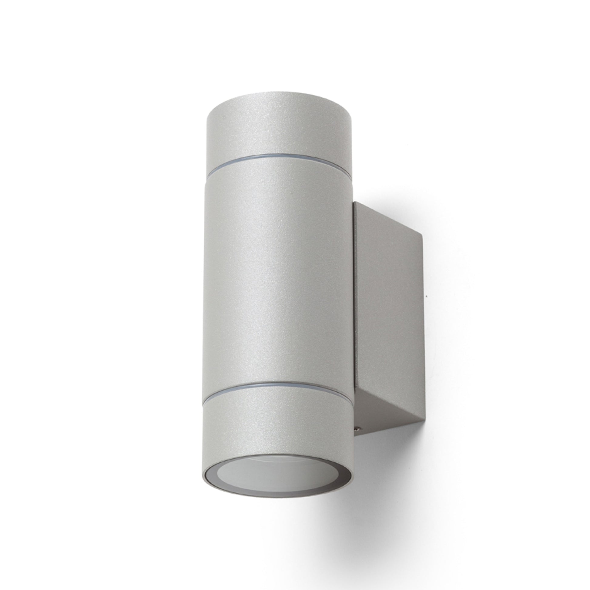 RENDL outdoor lamp MIZZI NEW II wall silver grey 230V LED GU10 2x8W IP65 R13797 2