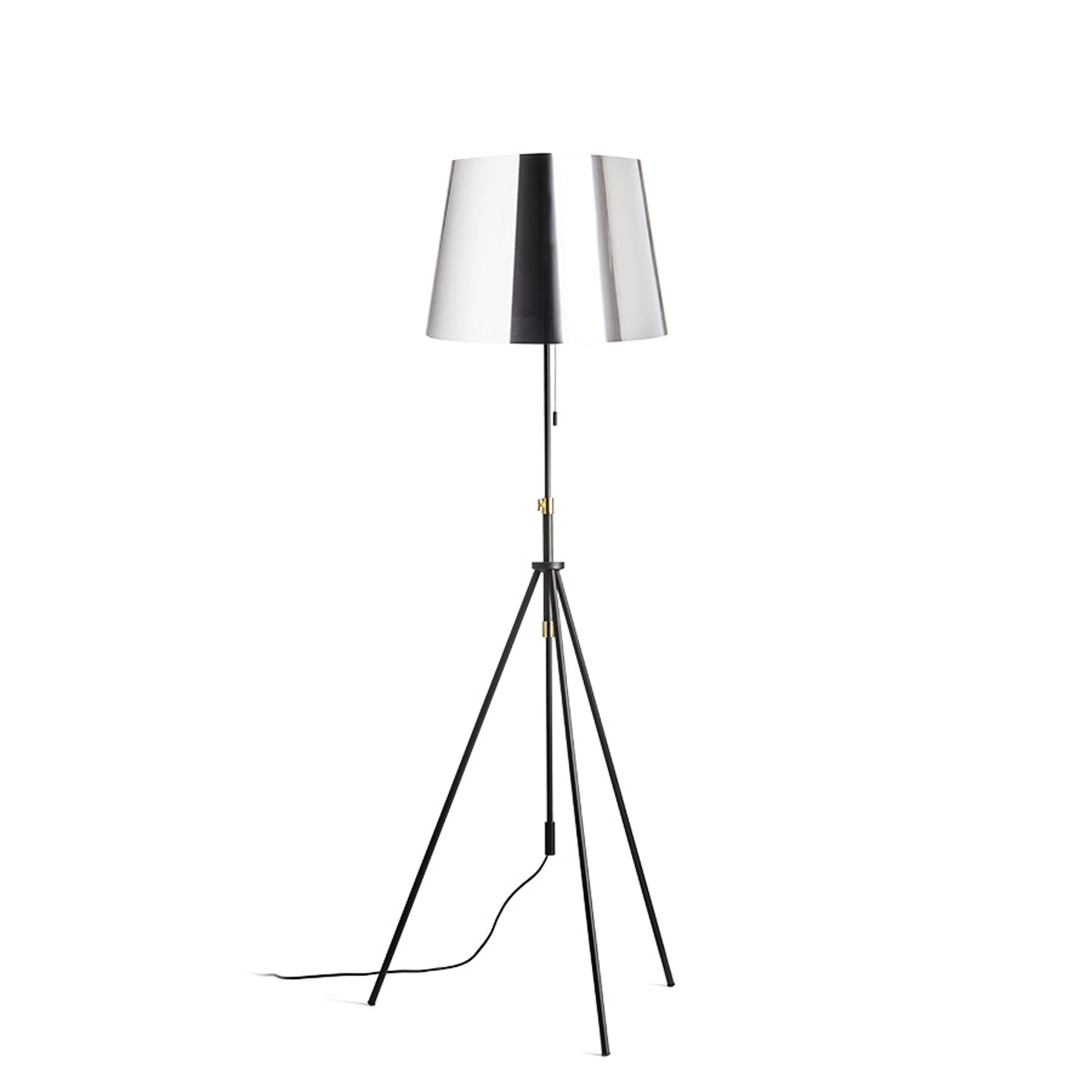 RENDL floor lamp LUTON/ILUSION floor  chrome foil/black/metal 230V LED E27 15W R14065 1