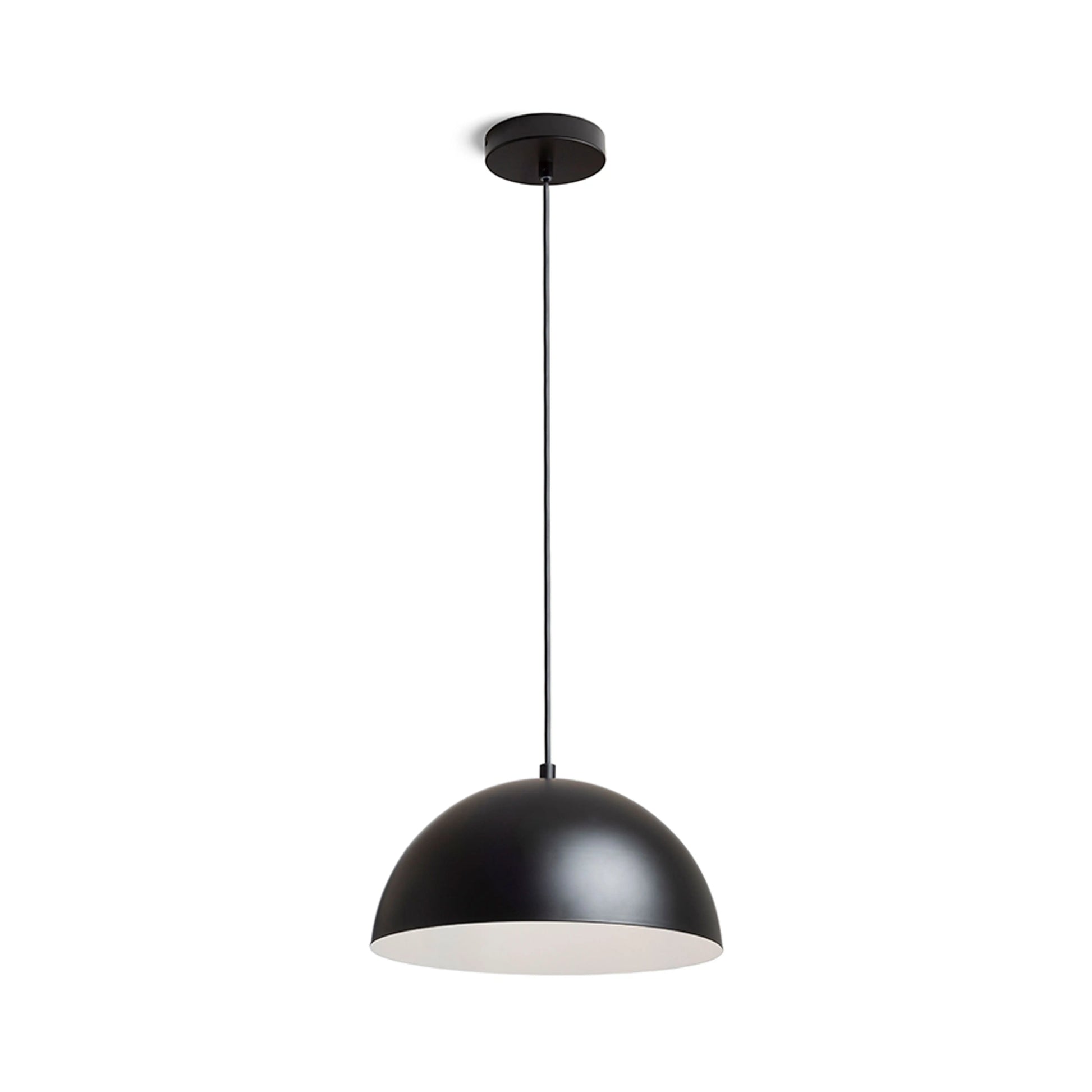 RENDL pendant lamp GLADYS 30 pendant black/white  230V LED E27 15W R14109 1
