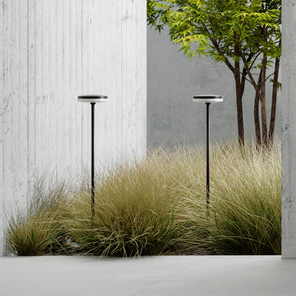 RENDL outdoor lamp SEMPLICE 80 floor / on spike black matte acrylic 230V LED 12W IP54  3000K R14195 5
