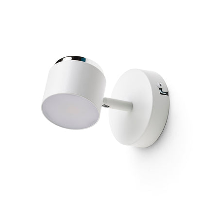 RENDL spotlight NOVA I wall white chrome/frosted acrylic 230V LED 4.2W 3000K R14272 4