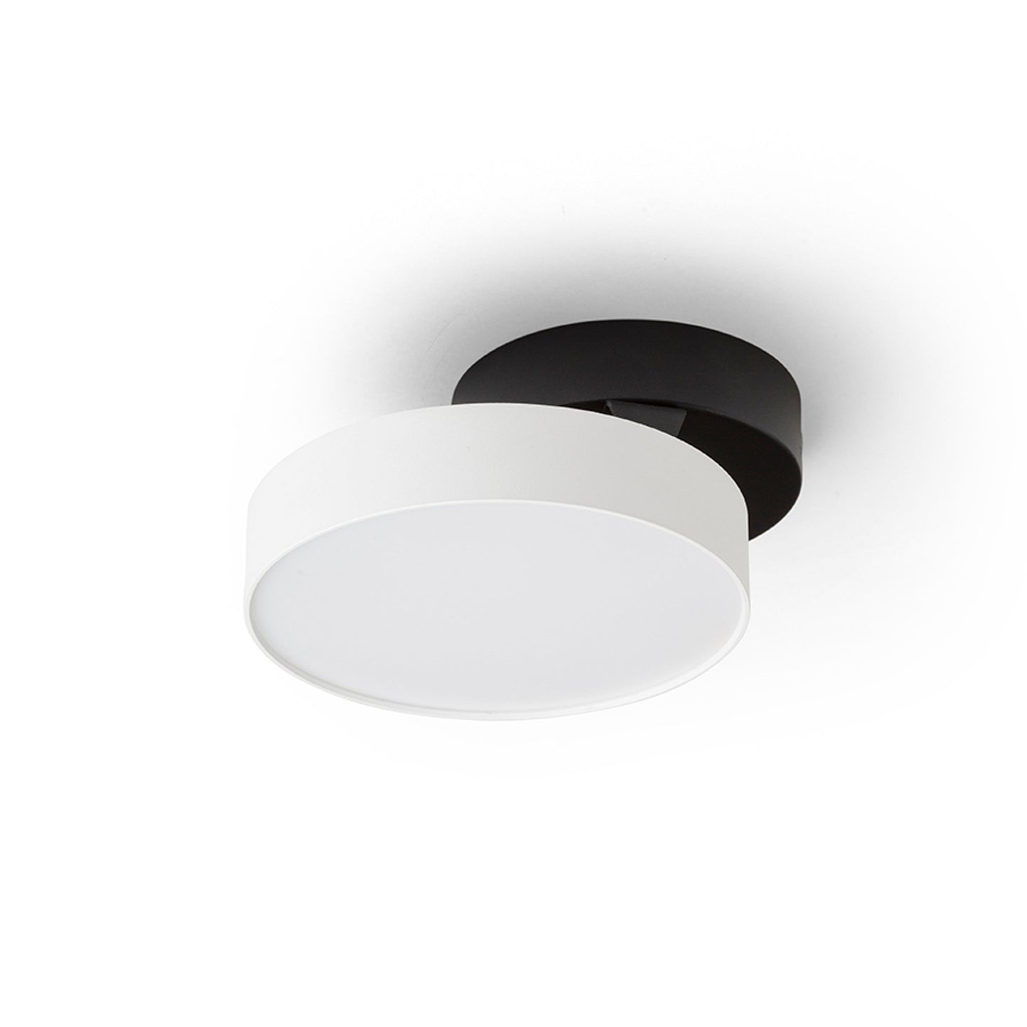 RENDL spotlight ARETHA surface mounted white/black  230V LED 12W  3000K R14421 3