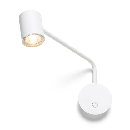 RENDL spotlight FILIP on an arm white 230V LED GU10 5W R14485 2